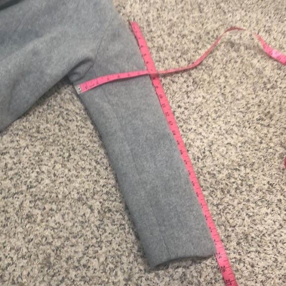 J Crew Pea Coat Peacoat Size 4 Gray Wool Blend - Picture 10 of 10